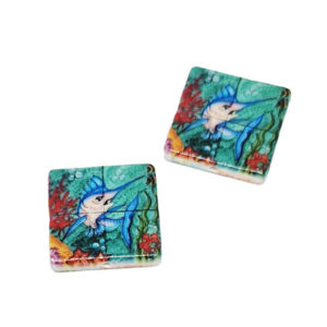 Mattonelle in Ceramica Stile Sfondo Mare con Foro Passante 22mm (019)