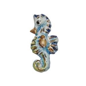 Ceramica di Caltagirone Cavalluccio Marino 35x75mm (003)