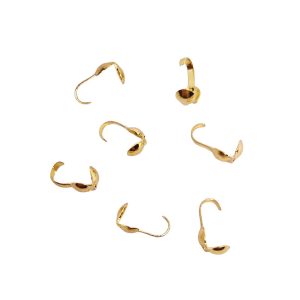 Copri Nodo in Acciaio con Gancio Oro 3,2mm (CSCAC005-O)