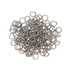 Anelli di Salto Apribili in Acciaio Silver 4mm