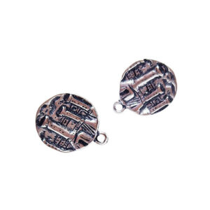 Perni in Zama Stile Napoli Castello Maschio Angioino 15mm Silver (380)