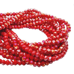Cipollotti in Vetro Rosso Chiaro AB 3x4mm (CPLA003C)