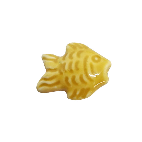 Componenti in Ceramica Pesce con Foro Passante 15x19mm - immagine 5