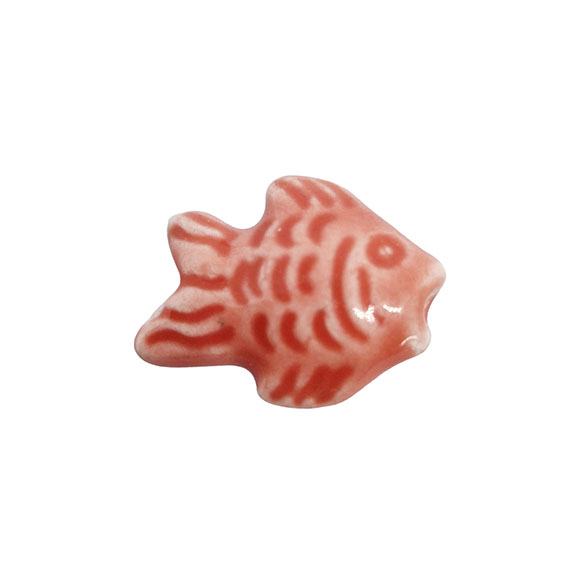 Componenti in Ceramica Pesce con Foro Passante 15x19mm - immagine 4