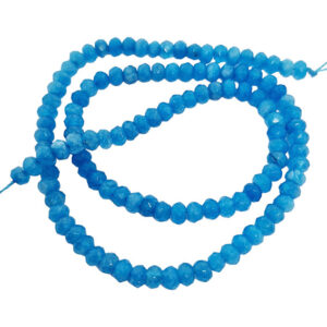 Pietre in Agata Rondelle Azzurro 3x4mm (PTAG096-AZ)