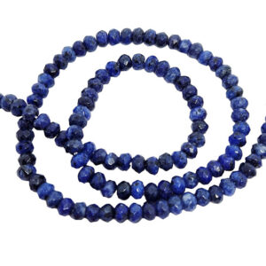 Pietre in Agata Rondelle Blu 3x4mm (PTAG096-BL)