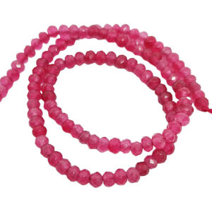 Pietre in Agata Rondelle Fucsia 3x4mm (PTAG096-FC)