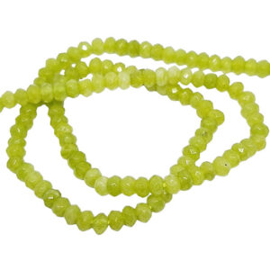 Pietre in Agata Rondelle Lime 3x4mm (PTAG096-LM)