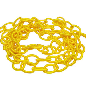 Catena in Tessuto Giallo 8x12mm