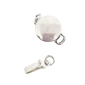 Chiusure in Ottone Modello Clik Clak Silver 10mm