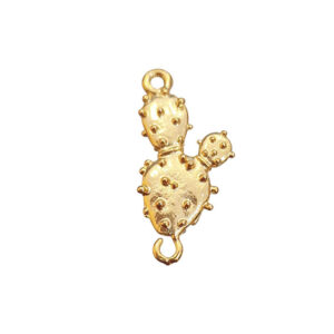 Distanziatori in Zama Foglia di Fico D'India 15x30mm (DSZM218-C2)