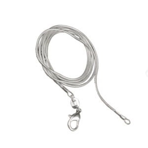 Collane in Ottone Maglia Serpente Silver 40cm