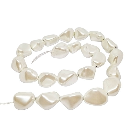 Perle di Maiorca Bianche Irregolari 15mm circa