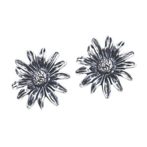 Orecchini in Zama Margherita 25mm Silver (284)