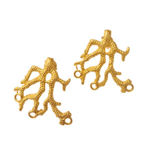 Perni in Zama Alberello di Corallo 32x35mm Oro (276)