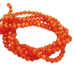Pietre Occhi di Gatto Arancio Scuro 6mm (PTOG154AS)