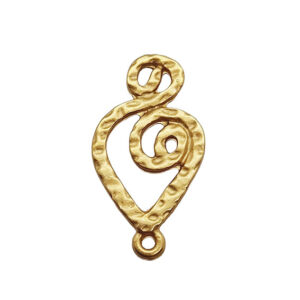 Distanziatori in Zama Celtico Stile Martellato 18x30mm (DSZM226)