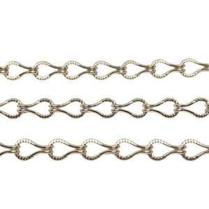 Catena in Acciaio Con Maglie Apribili Tipo Gancio Silver 5x9mm