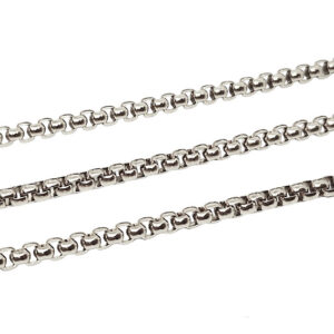Catena in Acciaio Modello Tubolare Silver 3mm (CTAC031-S)