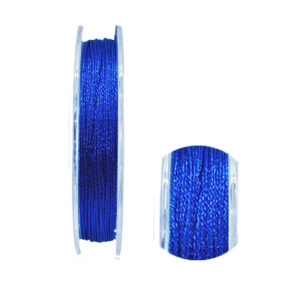 Rocchetti di Filo per Lavori all'Uncinetto 0,6mm Blu 45mt