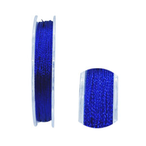Rocchetti di Filo per Lavori all'Uncinetto 0,6mm Blu Elettrico 45mt