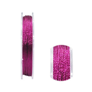 Rocchetti di Filo per Lavori all'Uncinetto 0,6mm Fucsia 45mt
