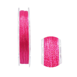 Rocchetti di Filo per Lavori all'Uncinetto 0,6mm Rosa Scuro 45mt