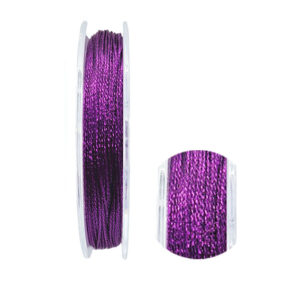 Rocchetti di Filo per Lavori all'Uncinetto 0,6mm Viola 45mt