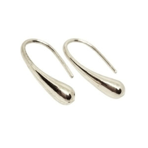 Orecchini a Goccia in Lega di Zinco Silver 5x25mm