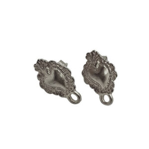 Perni in Zama Cuore Sacro Mini Silver 10x14mm (334)