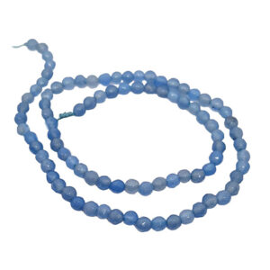 Pietre di Agata Azzurra Sfaccettata 4mm