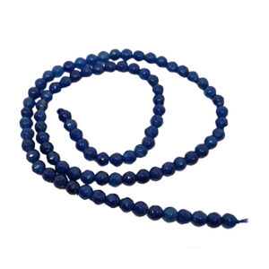 Pietre di Agata Blu Sfaccettata 4mm