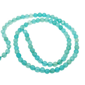 Pietre di Agata Celeste Sfaccettata 4mm
