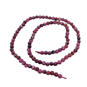 Pietre di Agata Fucsia Sfaccettata Martellata 4mm