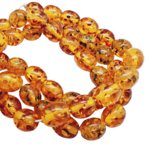 Pietre di Ambra Ovaline Imitazione 13x18mm (PTRAB005)