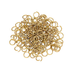 Anelli di Salto Apribili in Acciaio Oro 5mm