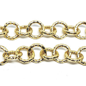 Catena in Alluminio Diamant Oro 10mm (CTAL043-10)