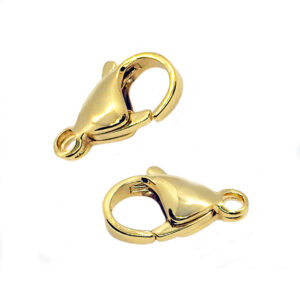 Chiusure Moschettoni in Acciaio Oro 10mm