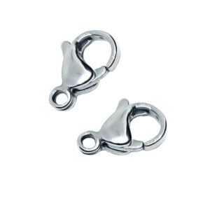 Chiusure Moschettoni in Acciaio Silver 10mm