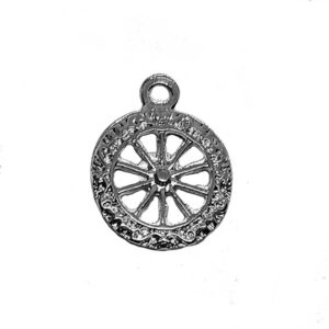 Ciondoli in Zama Ruota Silver 20mm (CNZM029-S)