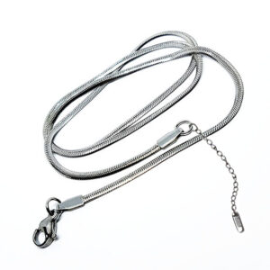 Collana in Acciaio Stile Snake 2,5mm Silver 40cm (BSCLC003-S)