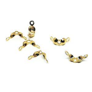 Copri Nodo in Acciaio Oro 4x7mm (CSCAC004-O)