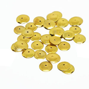 Copri Perle in Metallo Lisce Silver 8mm (CPOT016-O)