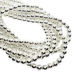 Filo di Ematite Tonda Liscia Argento 2mm (EMFL031-A)
