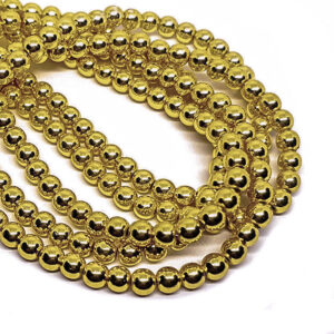 Filo di Ematite Tonda Liscia Bronzo 3mm (EMFL030-B)