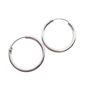 Orecchini in Argento 925 Cerchio 20mm (ARG062)