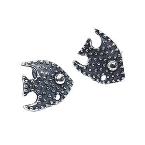 Perni in Zama Pesce Silver 15x18mm (261)
