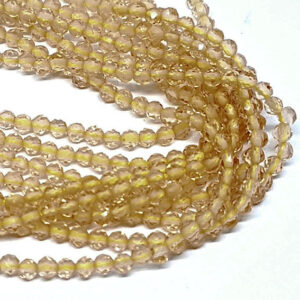 Fili di Zirconi 2mm Ambra