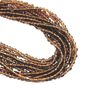 Fili di Zirconi 2mm Marrone