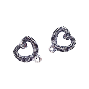 Perni in Zama Cuore Oro Silver 16x19mm (128)